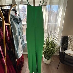 Fame and Partners Green Maxi Dress